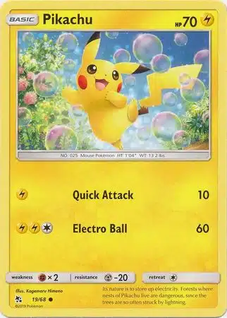 Hidden Fates - 019/068 - Pikachu Hidden Fates - 019/068 - Pikachu