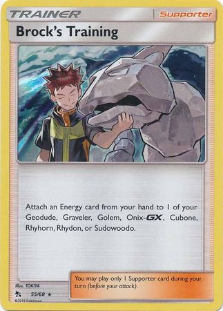 Hidden Fates - 055/068 - Brock's Training (Holo)