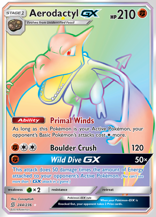 Unified Minds - 244/236 - Aerodactyl GX