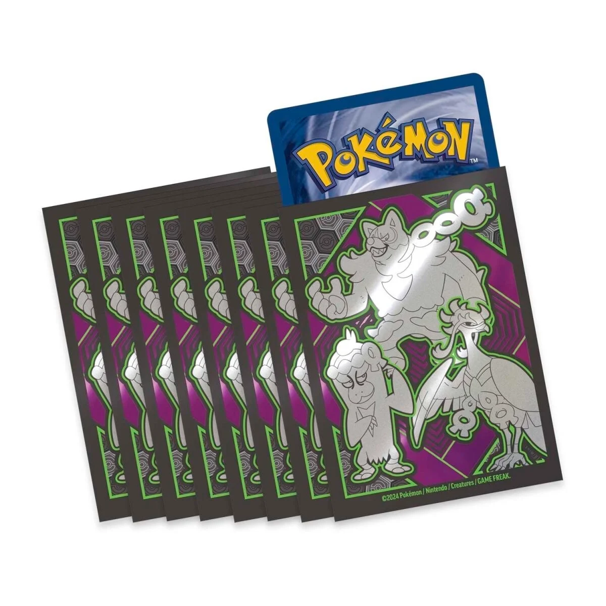 Pokemon TCG: Koszulki na karty Shrouded Fable (Okidogi, Munkidori, Fezandipiti) (65 szt.)