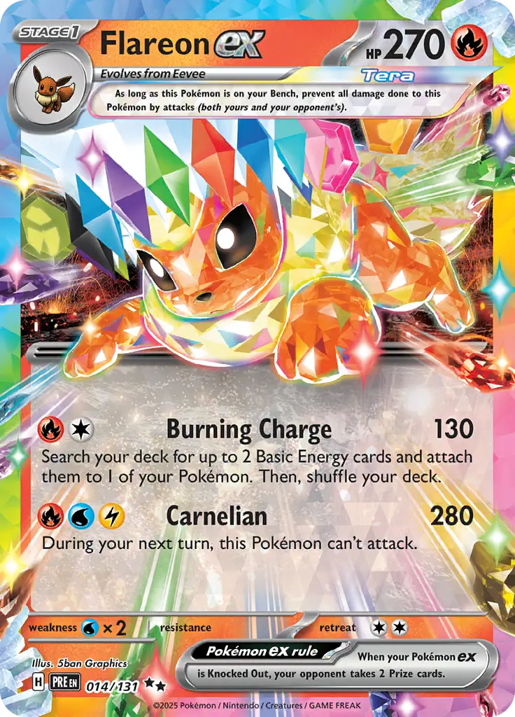 Prismatic Evolutions - 014/131 - Flareon ex