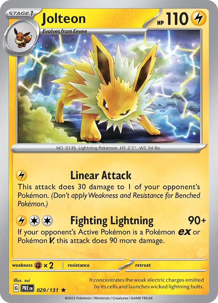 Prismatic Evolutions - 029/131 - Jolteon (Holo)
