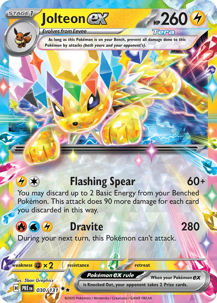 Prismatic Evolutions - 030/131 - Jolteon ex