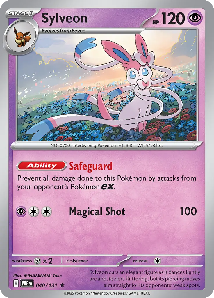 Prismatic Evolutions - 040/131 - Sylveon (Holo)