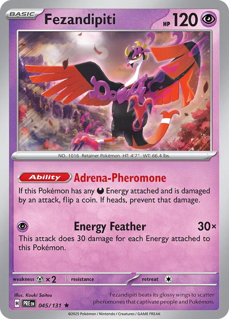 Prismatic Evolutions - 045/131 - Fezandipiti (Holo)