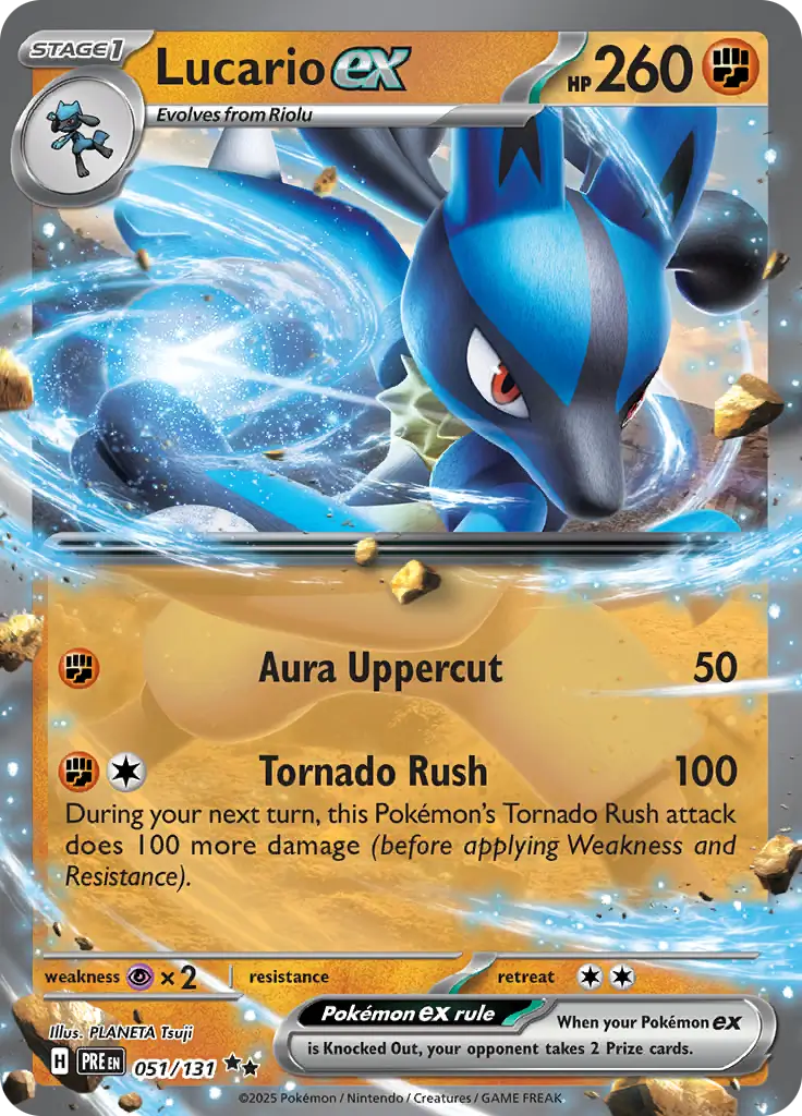 Prismatic Evolutions - 051/131 - Lucario ex