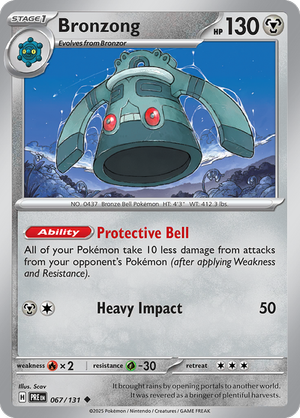Prismatic Evolutions - 067/131 - Bronzong