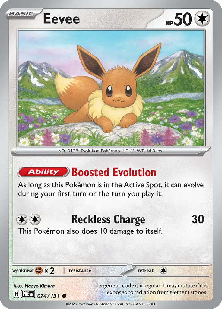 Prismatic Evolutions - 074/131 - Eevee