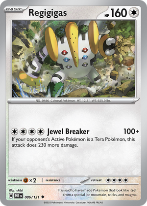 Prismatic Evolutions - 086/131 - Regigigas
