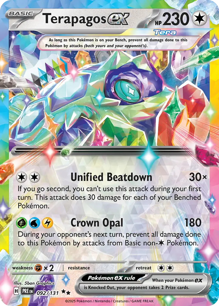 Prismatic Evolutions - 092/131 - Terapagos ex