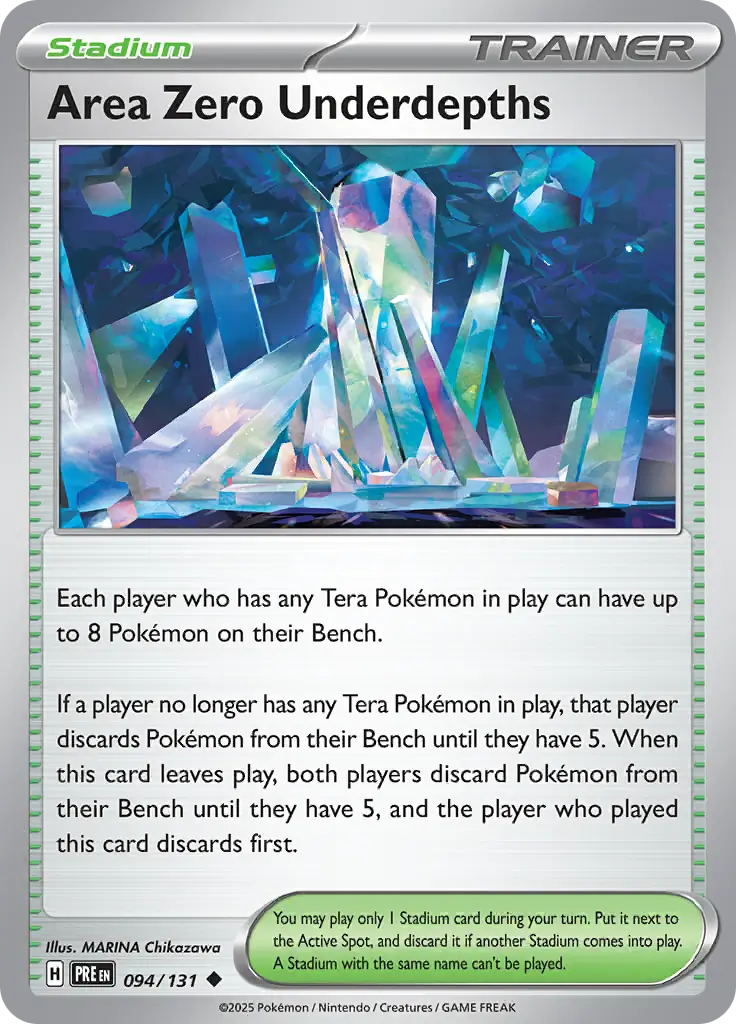 Prismatic Evolutions - 094/131 - Area Zero Underdepths