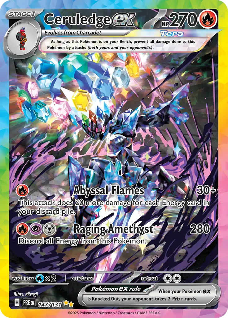 Prismatic Evolutions - 147/131 - Ceruledge ex