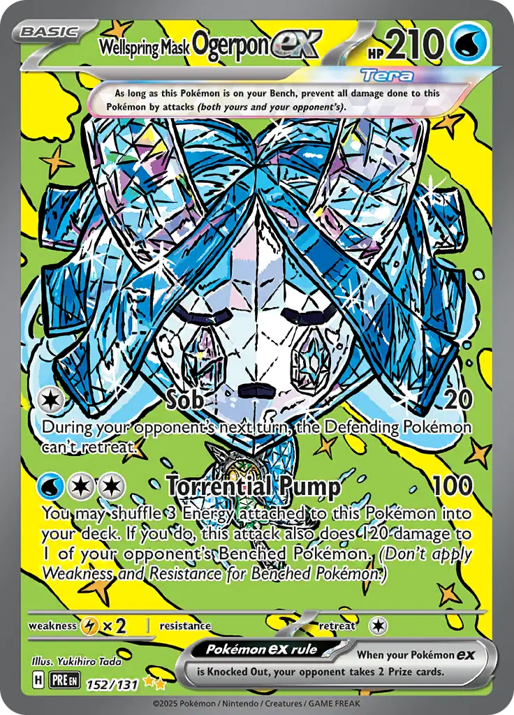 Prismatic Evolutions - 152/131 - Wellspring Mask Ogerpon ex