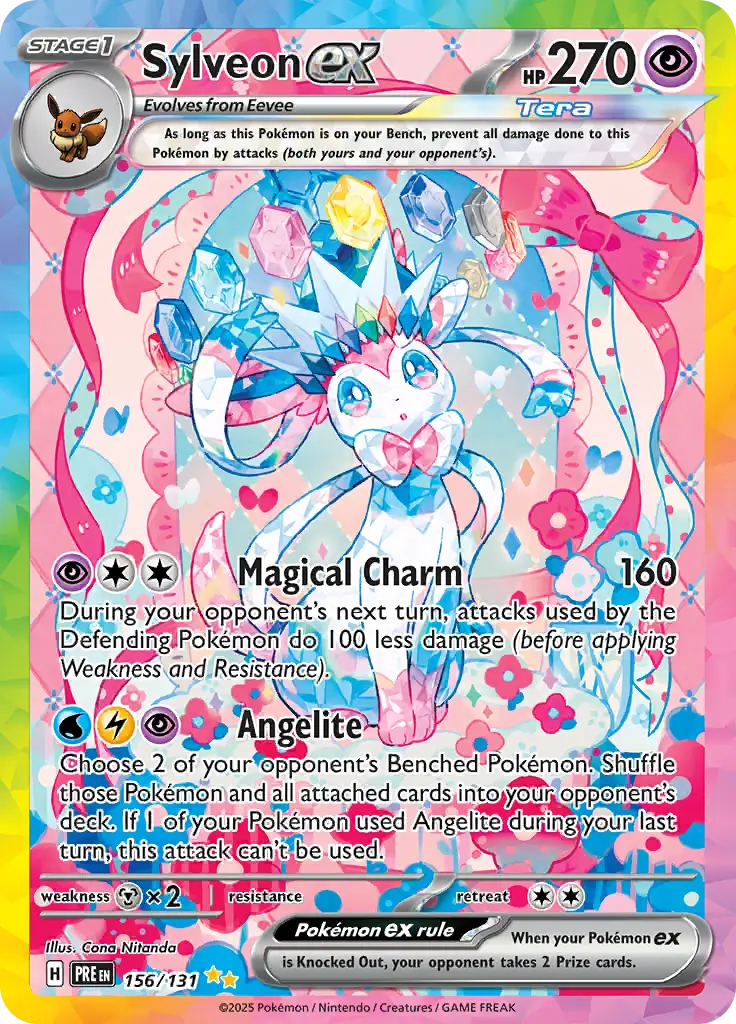 Prismatic Evolutions - 156/131 - Sylveon ex