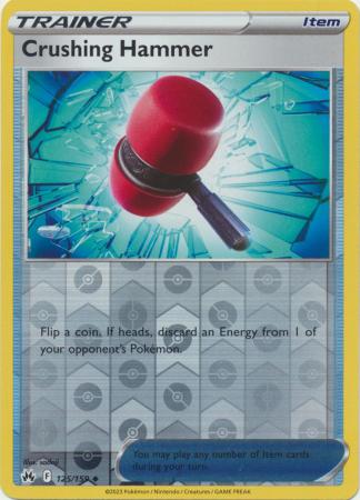 Karta Pokémon - Crown Zenith - 125/159 - Crushing Hammer (Reverse Holo)