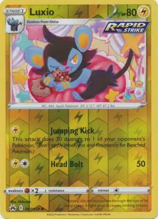 Crown Zenith (Reverse Holo) (9) Karta Pokémon - Crown Zenith - 041/159 - Luxio (Reverse Holo) - obrazek 1