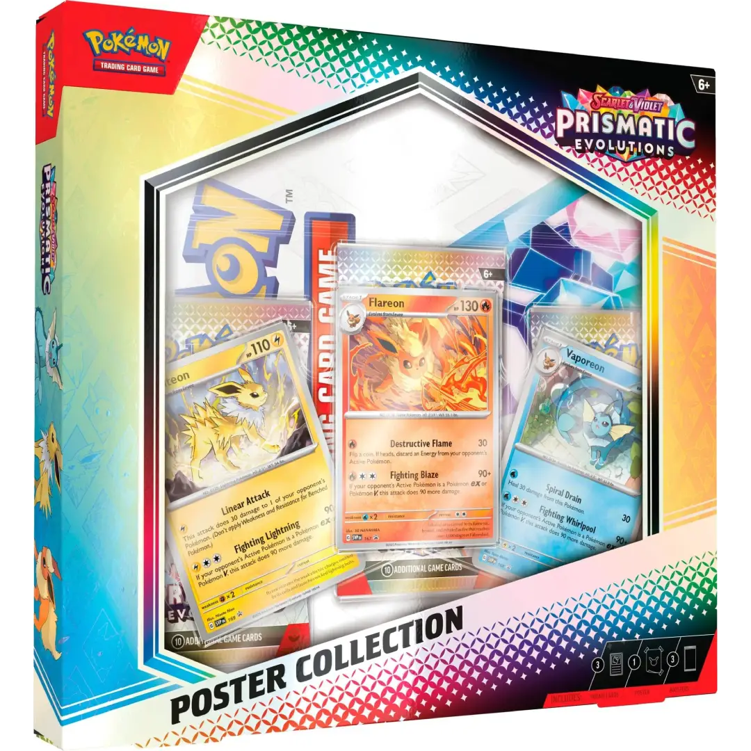 Pokemon TCG: Prismatic Evolutions - Poster Collection