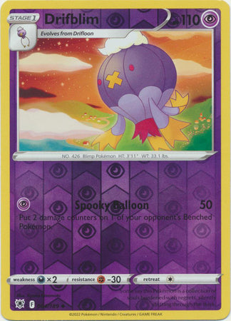 Karta Pokémon - Astral Radiance - 064/189 - Drifblim (Reverse Holo)
