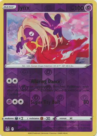 Psychic - Lost Origin (Reverse Holo) (7) Karta Pokémon - Lost Origin - 068/196 - Jynx (Reverse Holo) - obrazek 1