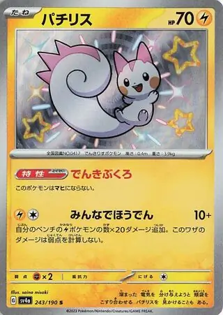 Shiny Treasure ex - 243/190 - Pachirisu
