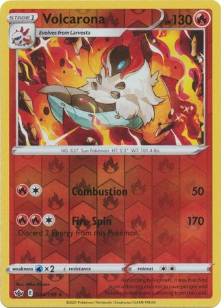 Chilling Reign - 024/198 - Volcarona (Reverse Holo)
