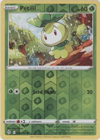 Karta Pokémon - Evolving Skies - 009/203 - Petilil (Reverse Holo)