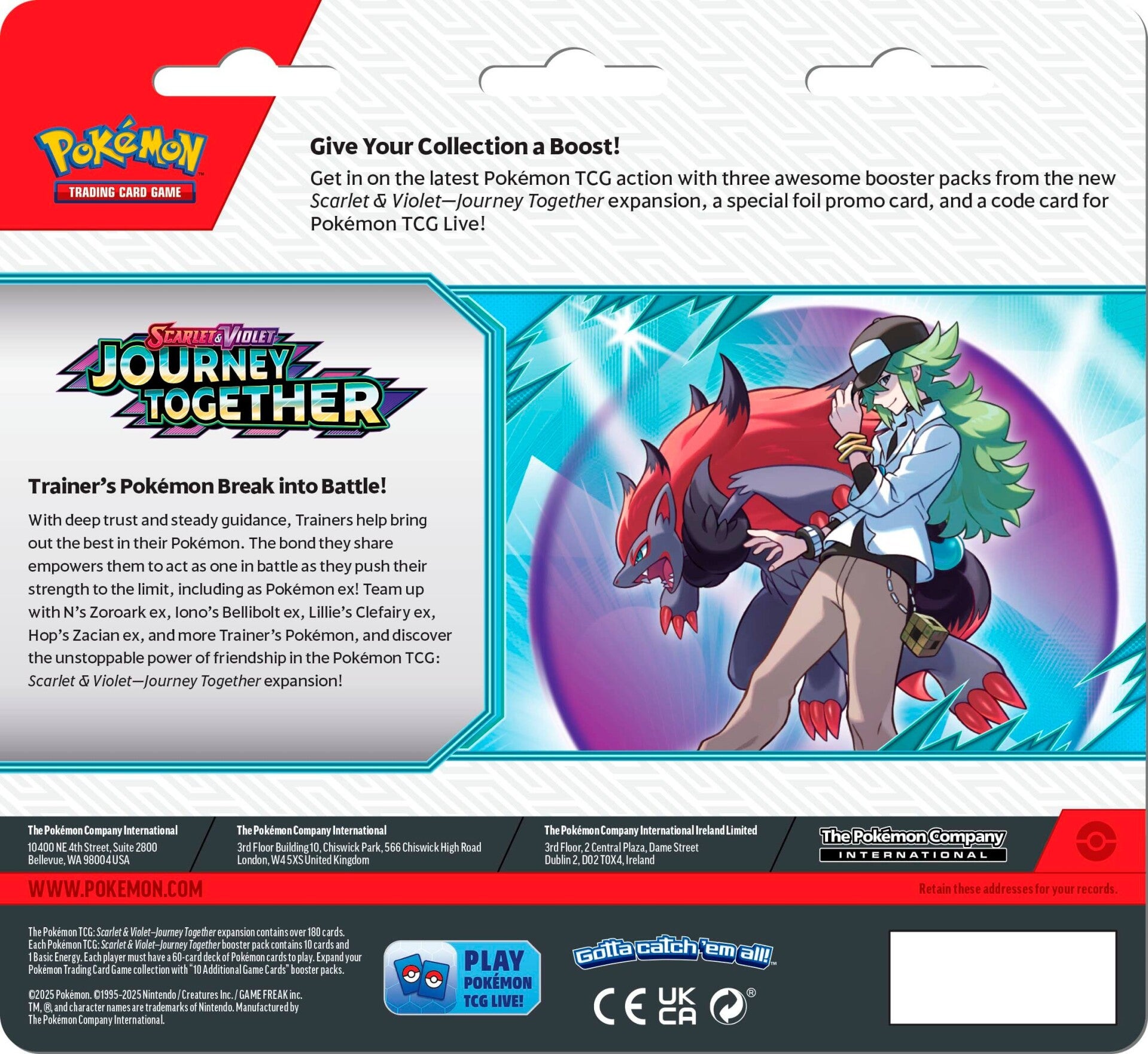 Pokemon: Journey Together – 3 -pack