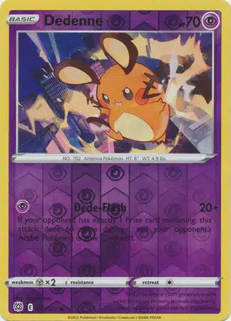 Psychic - Brilliant Stars (Reverse Holo) (13) Karta Pokémon - Brilliant Stars - 067/172 - Dedenne (Reverse Holo) - obrazek 1