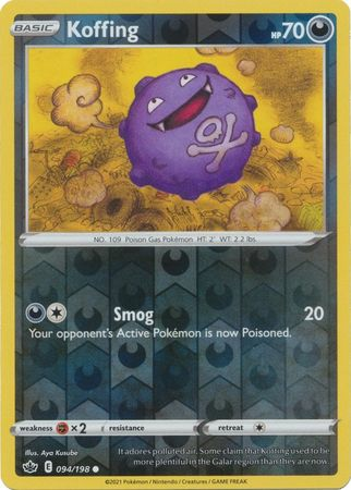 Chilling Reign - 094/198 - Koffing (Reverse Holo)