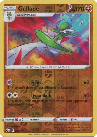 Chilling Reign - 081/198 - Gallade (Reverse Holo)