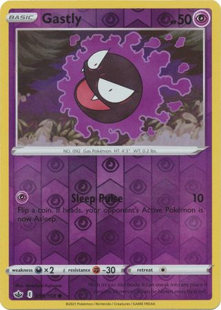 Chilling Reign - 055/198 - Gastly (Reverse Holo)