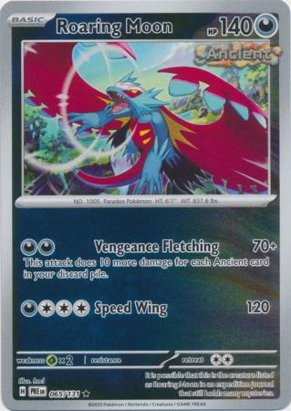 Prismatic Evolutions - 065/131 - Roaring Moon (Reverse Holo)