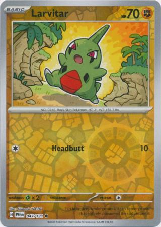 Prismatic Evolutions - 047/131 - Larvitar (Reverse Holo)