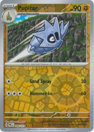 Prismatic Evolutions - 048/131 - Pupitar (Reverse Holo)