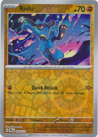 Prismatic Evolutions - 050/131 - Riolu (Reverse Holo)