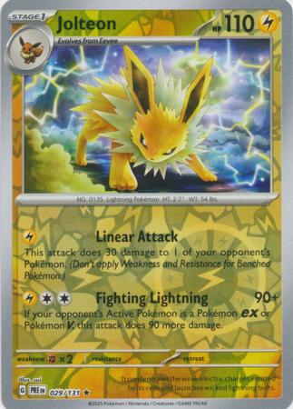 Prismatic Evolutions - 029/131 - Jolteon (Reverse Holo)