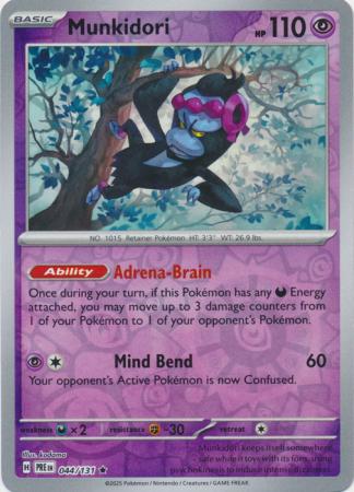 Prismatic Evolutions - 044/131 - Munkidori (Reverse Holo)