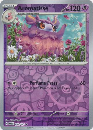 Prismatic Evolutions - 039/131 - Aromatisse (Reverse Holo)