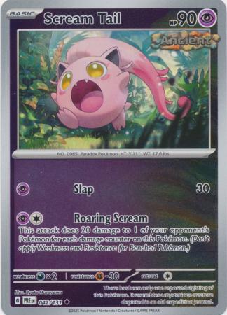 Prismatic Evolutions - 042/131 - Scream Tail (Reverse Holo)