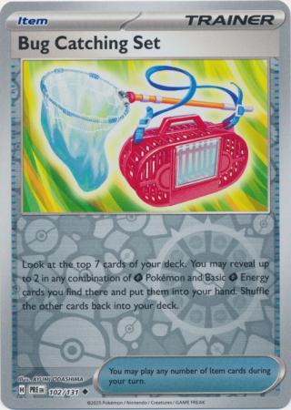 Prismatic Evolutions - 102/131 - Bug Catching Set (Reverse Holo)