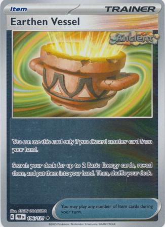 Prismatic Evolutions - 106/131 - Earthen Vessel (Reverse Holo)
