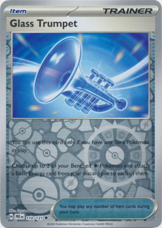 Prismatic Evolutions - 110/131 - Glass Trumpet (Reverse Holo)
