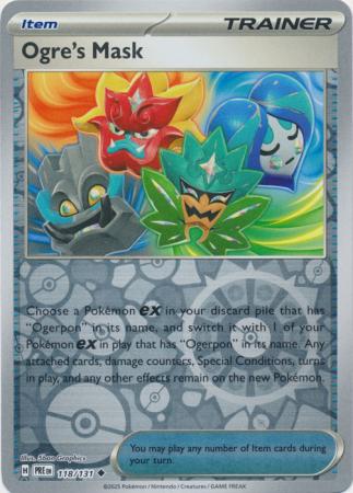 Prismatic Evolutions - 118/131 - Ogre's Mask (Reverse Holo)