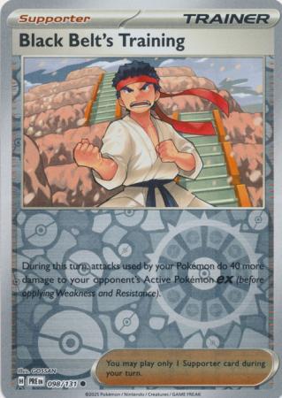 Prismatic Evolutions - 098/131 - Black Belt's Training (Reverse Holo)