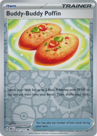 Prismatic Evolutions - 101/131 - Buddy-Buddy Poffin (Reverse Holo)