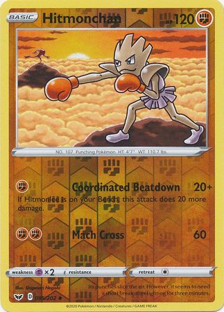 Sword & Shield - 095/202 - Hitmonchan (Reverse Holo)