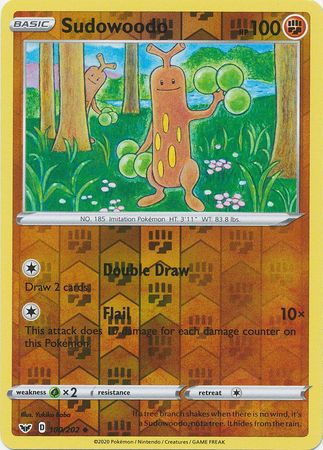 Sword & Shield - 100/202 - Sudowoodo (Reverse Holo)