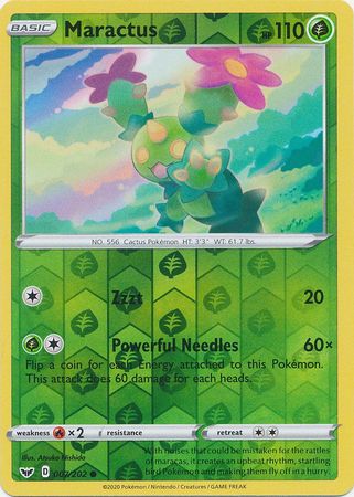 Sword & Shield - 007/202 - Maractus (Reverse Holo)