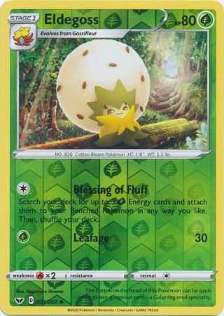 Sword & Shield - 021/202 - Eldegoss (Reverse Holo)