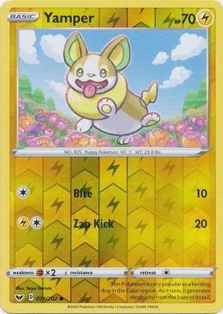 Sword & Shield - 074/202 - Yamper (Reverse Holo)